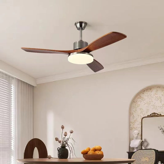 Whirlux 52" Modern Ceiling Fan with LED Light and Dimmable Remote